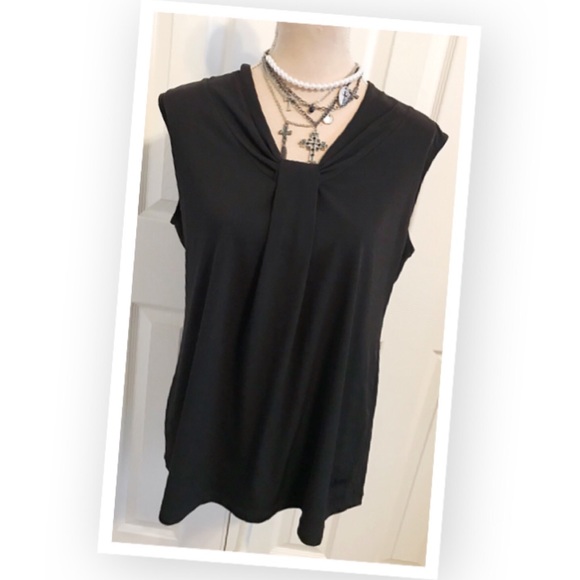 Dana Buchman Tops - Dana Buchman, “A CUT” Inverted Front Pleat Blouse